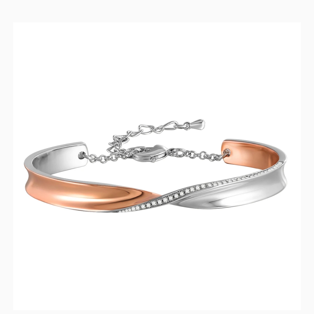 18k Rose  White Gold Bracelet